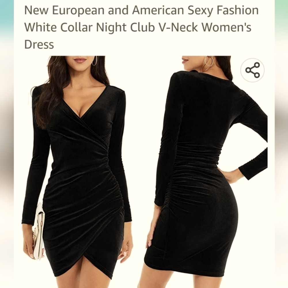 Black Velvet Dress
